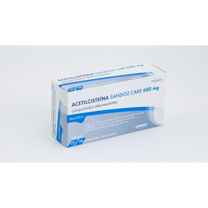 Sandoz Care Acetylcystein 600 Mg, 10 Brausetabletten