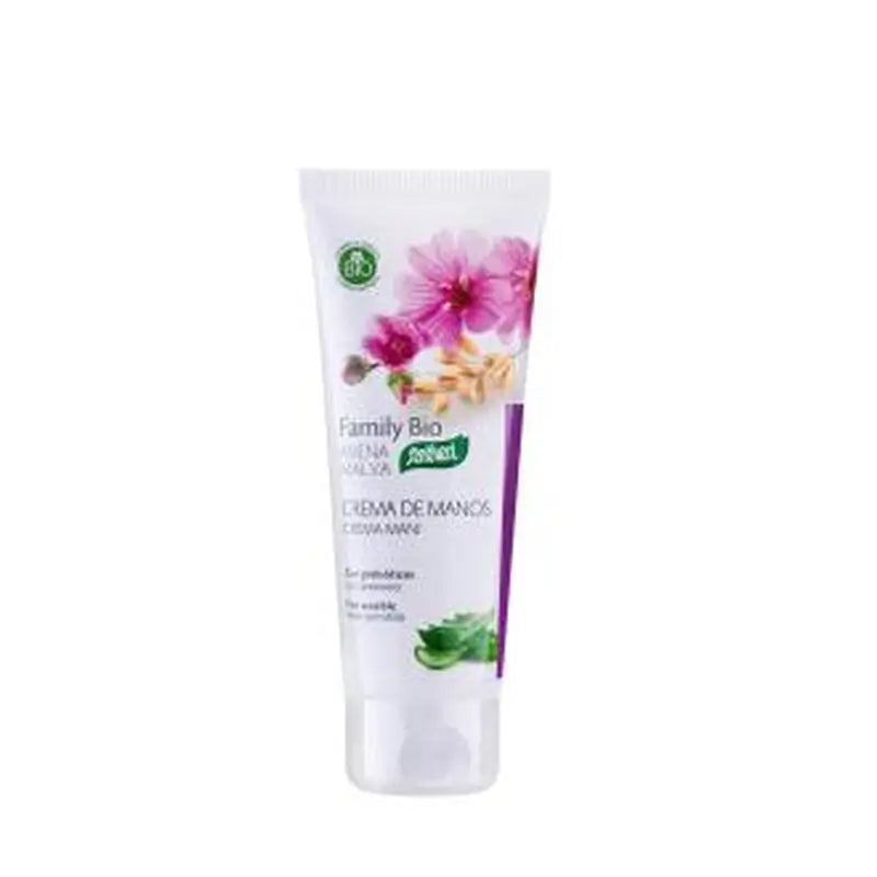 Santiveri Crema De Manos Avena-Malva 75Ml. Bio