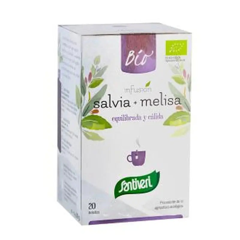 Santiveri Sanaflor Salvia+Melisa Infusion 20Ud. Bio