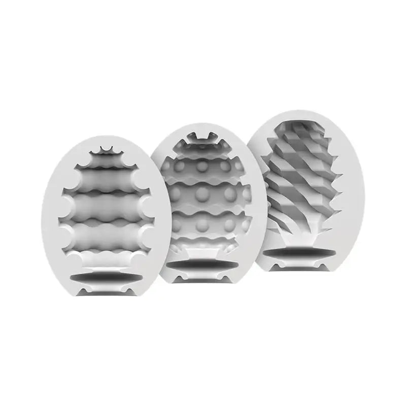 Satisfyer Set 3 Masturbator-Eier Riffle, Bubble und Fierce