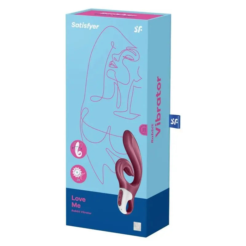 Satisfyer Vibrator Love Me Rabbit Vibrator - Rot