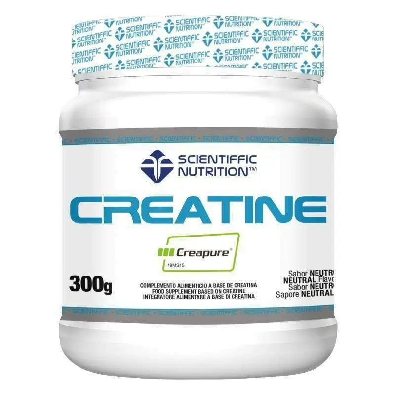 Scientiffic Nutrition Kreatin 100% Creapure, Kreatin-Monohydrat-Pulver, 300 Gramm