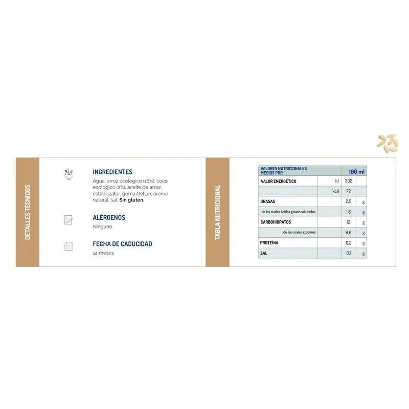 Scotti Gemüsereis & Kokosnuss Getränk 1L. Bio Sg Vegan**