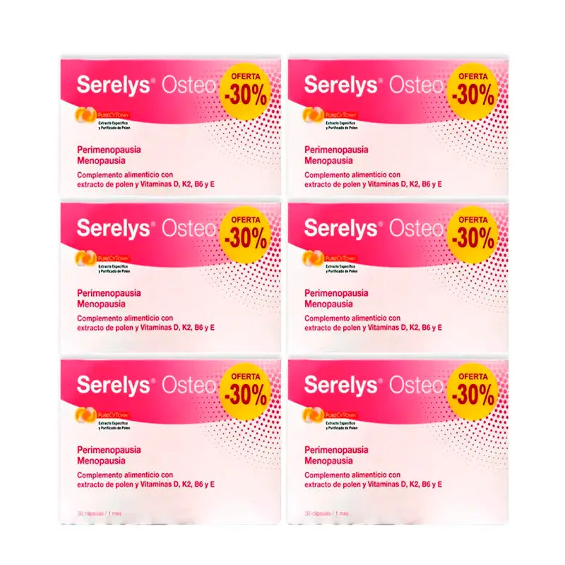 Serelys Osteo, Packung 6 x 30 Kapseln