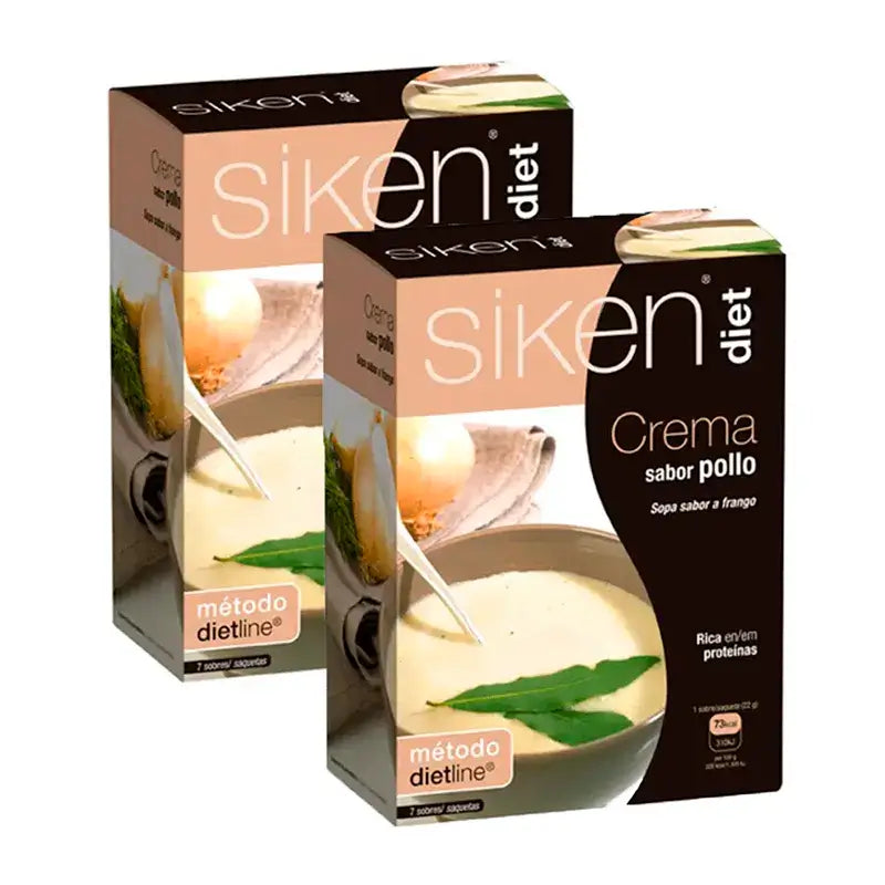 Siken Diet Hühnercreme, Packung 2 x 7 Beutel
