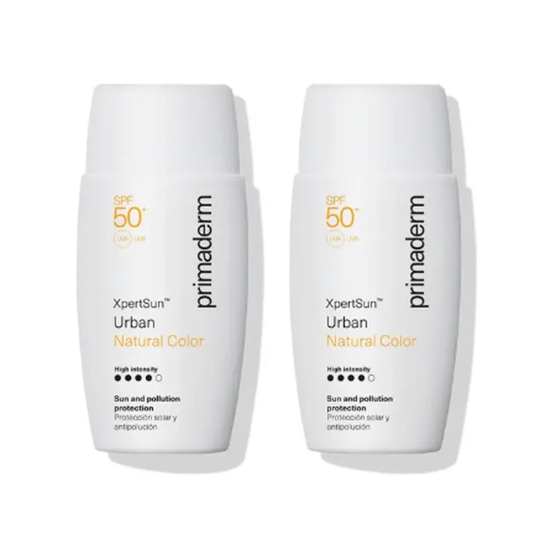 Singuladerm Xpertsun Spf50+ Urban Natural Colour Hohe Intensität, 2 Stück