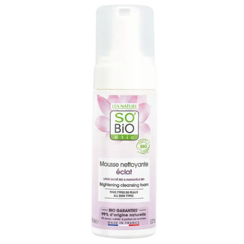 So'Bio Etic Aufhellender Reinigungsschaum 150Ml.