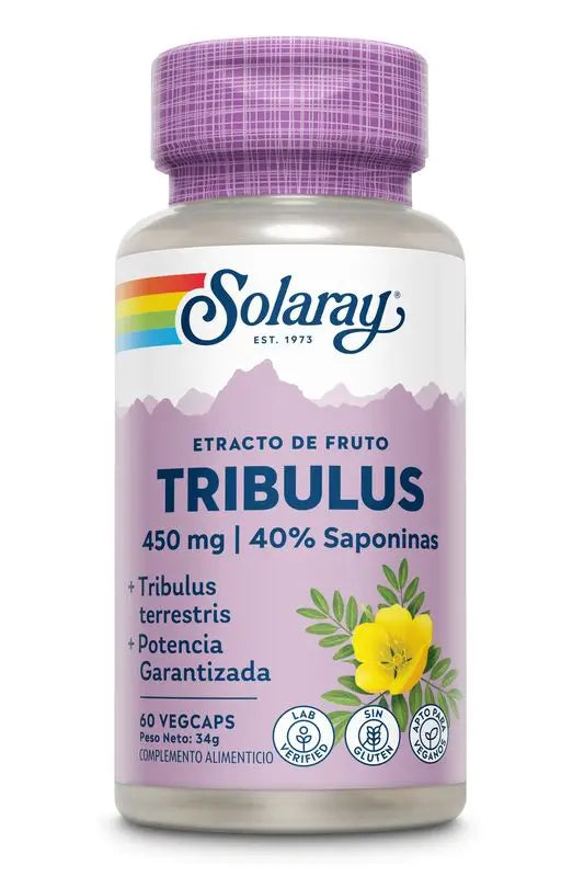 Solaray Tribulus 450 Mg, 60 Cápsulas