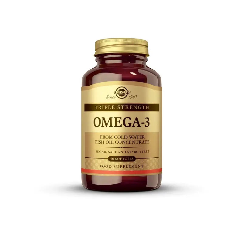 Solgar Omega-3 Dreifach-Konzentration, 50 Kapseln