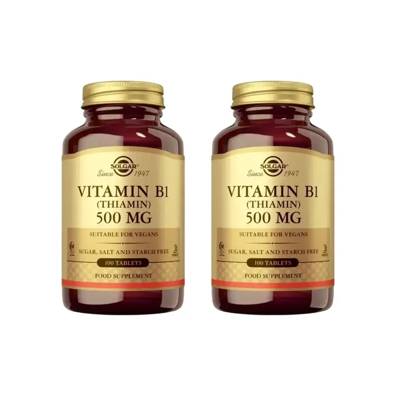Solgar Vitamin B1 500 Mg, 2X100 Tabletten