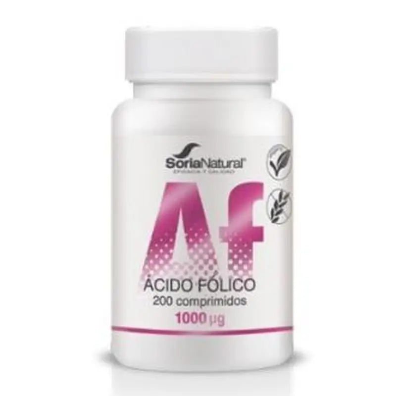 Soria Natural Acido Folico Liberacion Sostenida 250Mg 200 Comprimidos