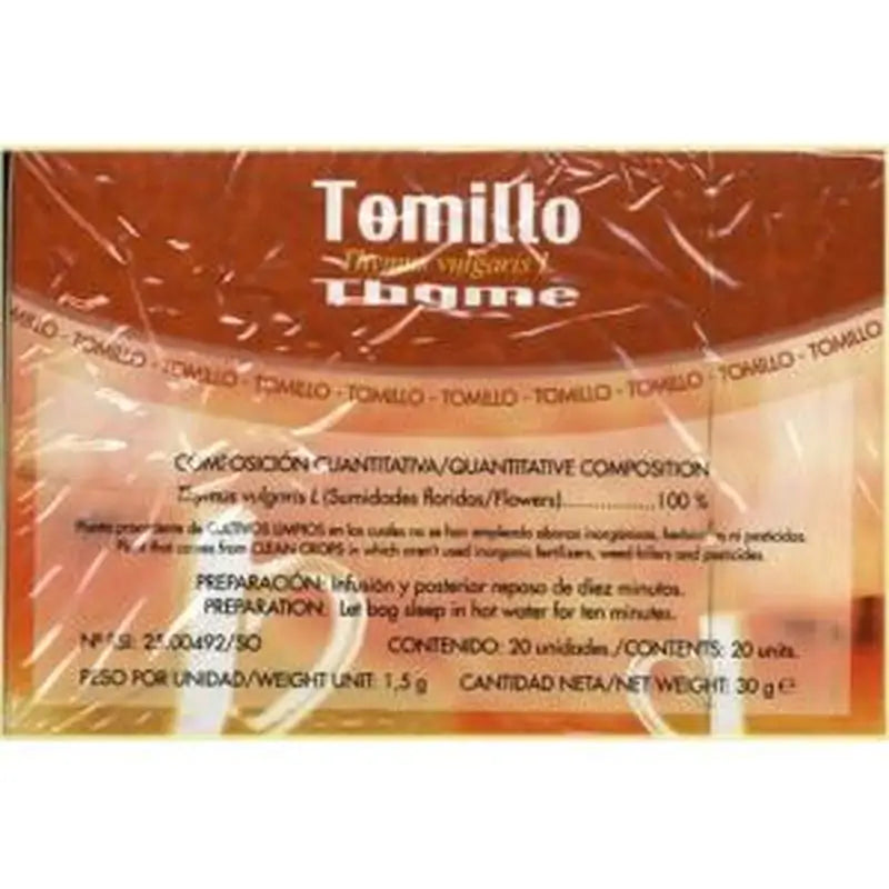 Soria Natural Inf.Tomillo 20Uni.
