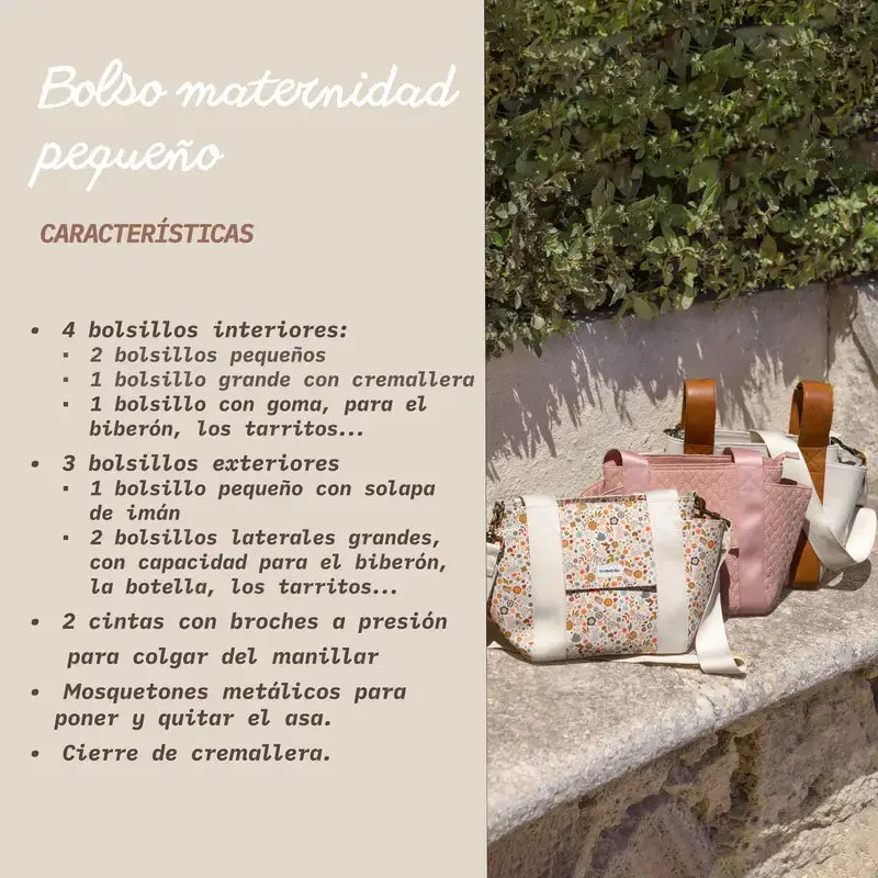 Suavinex Organizer Tasche, Blumen