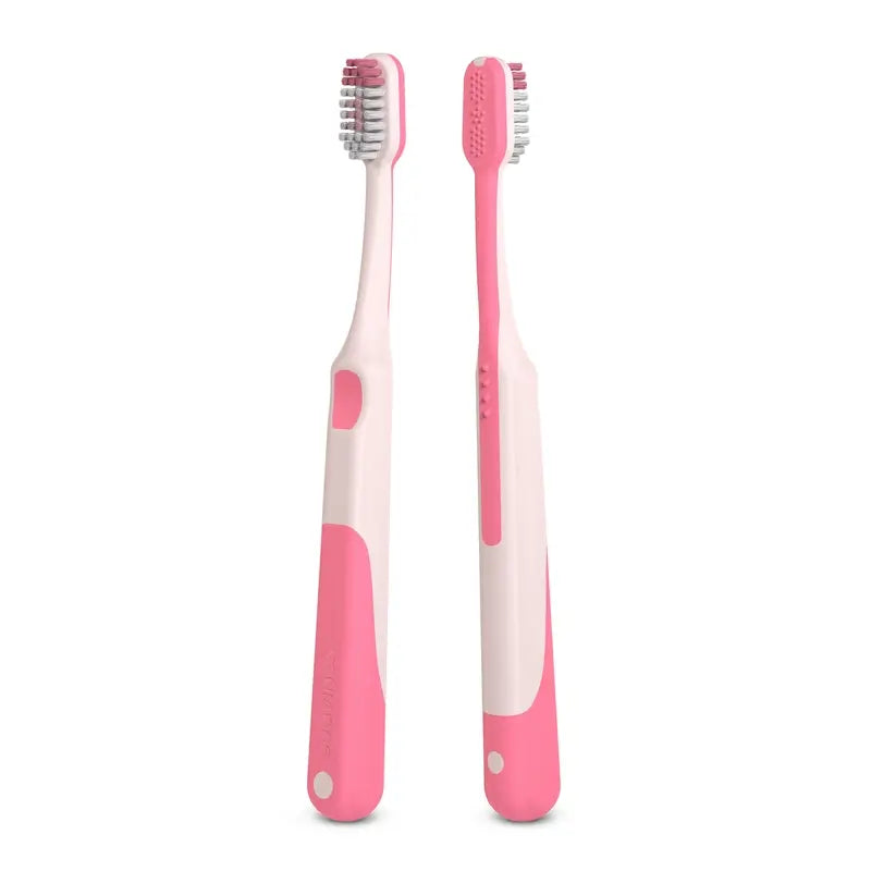Suavinex Säuglingszahnbürste +6 Jahre, Rosa