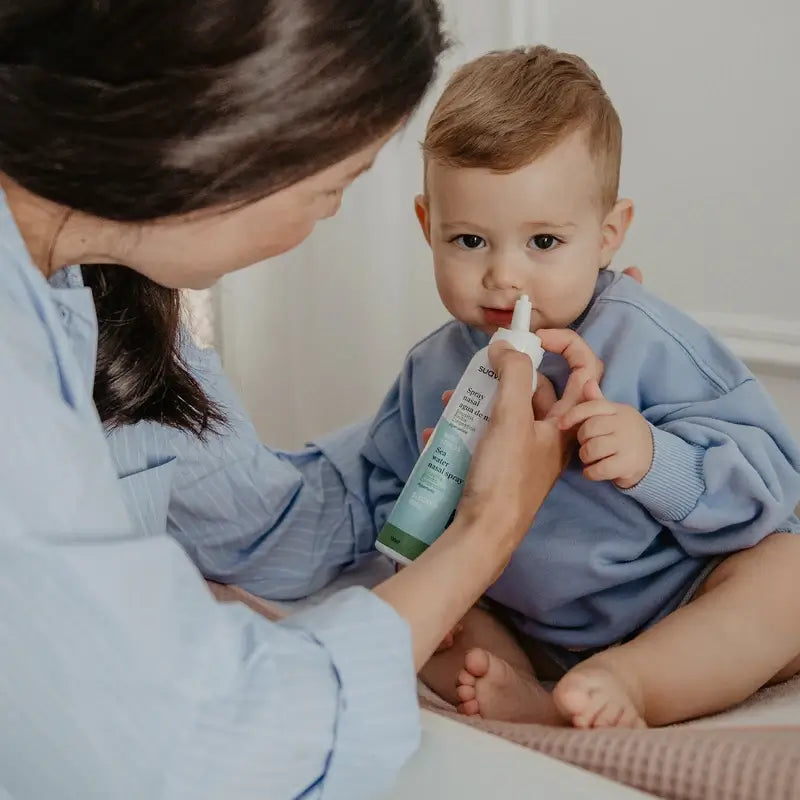Suavinex Abschwellendes Nasenspray für Babys +3 Monate, 30 ml