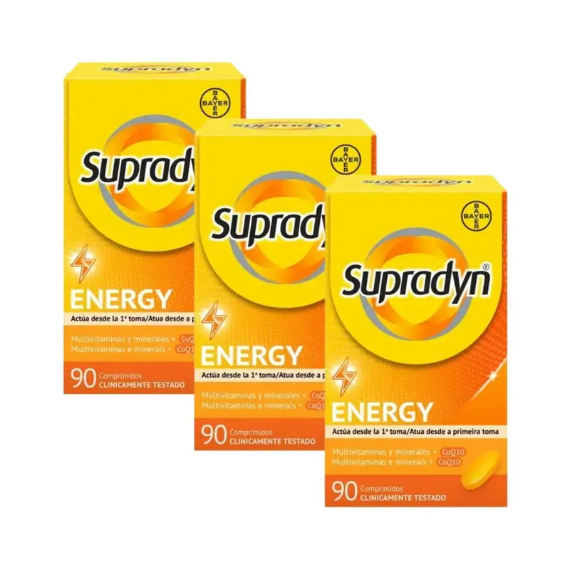 Supradyn Energy Vitamine, Mineralien und tägliche Energie, 3X90 Tabletten