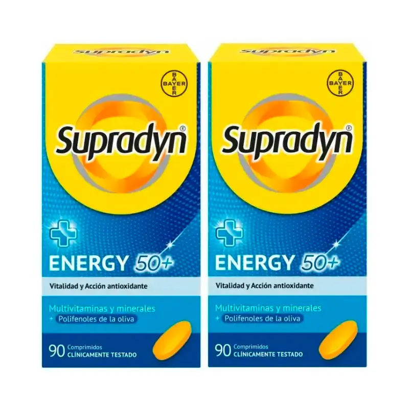 Supradyn Energy 50+ Vitamine, Mineralien und Energie, 2x90 Tabletten