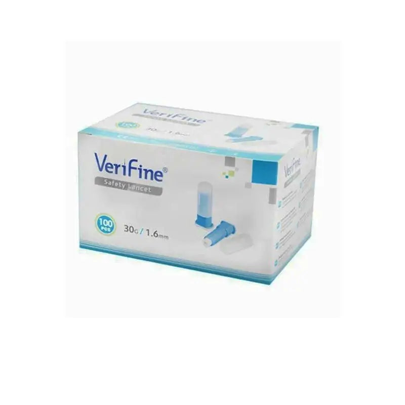 Surgicalmed Verifine Verifine Sicherheitslanzetten 23G X 1,8 mm - Schachtel mit 100 Stück, 100 Stück