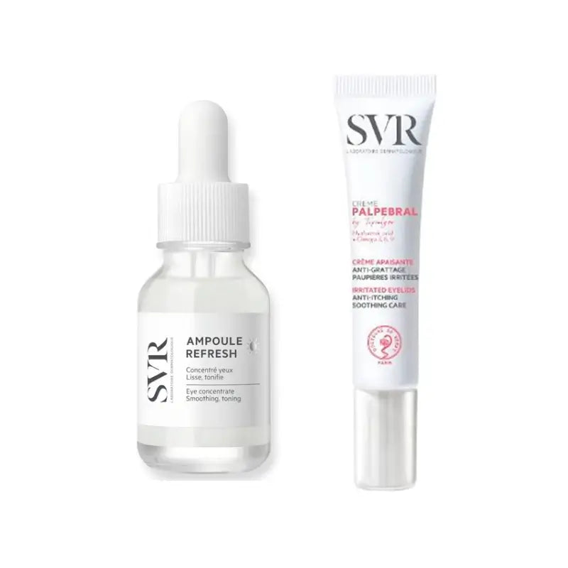 Svr Pack Refresh Ampulle Eye Contour 15 Ml + Topialyse Augenlidcreme 15 Ml