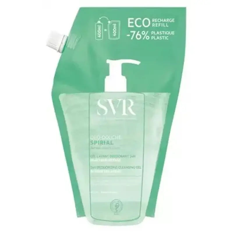 SVR Spirial Deo Douche Gel Nachfüllpackung, 400 ml