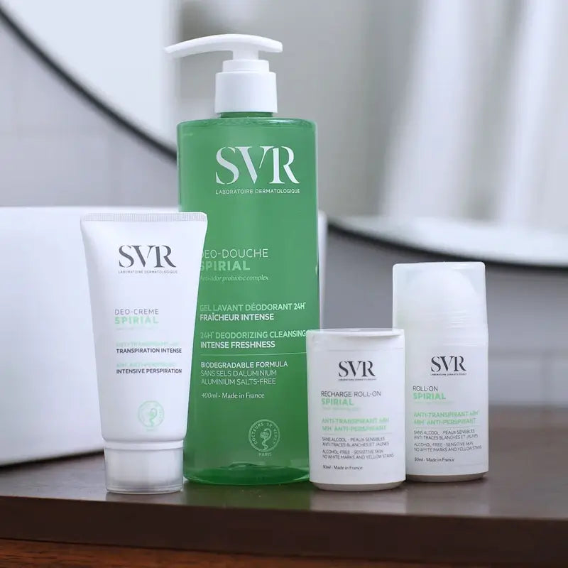 SVR Spirial Antitranspirant Deodorant Sensitive Skin Spray, 2x75 ml