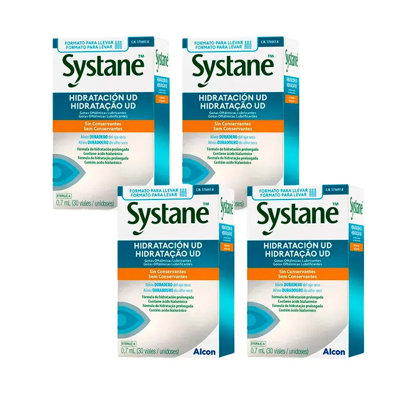 Systane Feuchtigkeitsspendend Sie, Packung 4 X 30 Sachets