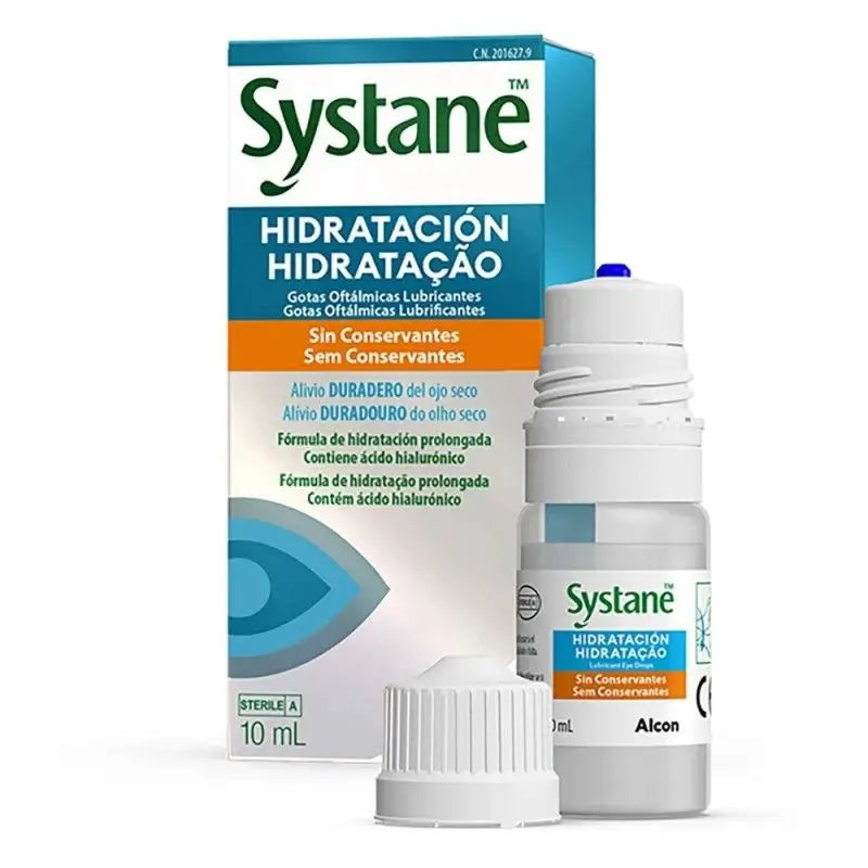 Systane Täglich feuchtigkeitsspendende, schmierende Augentropfen 10 ml