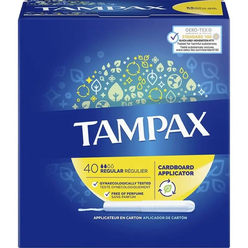 Tampax Regular Tampons mit Applikator, 40 Stück