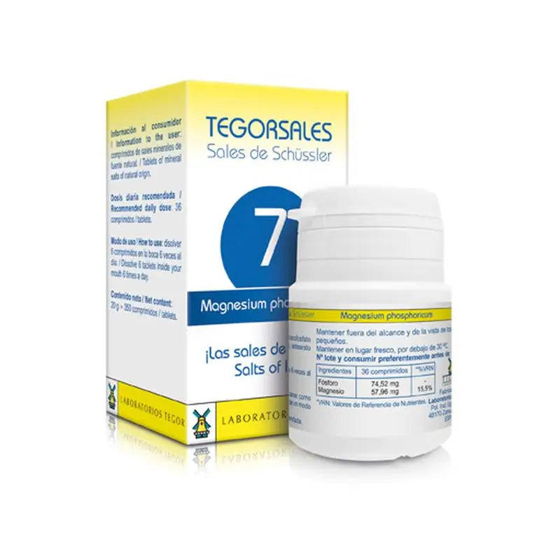 Tegor Tegorsales 7 Fosfato De Magnesio , 350 comprimidos