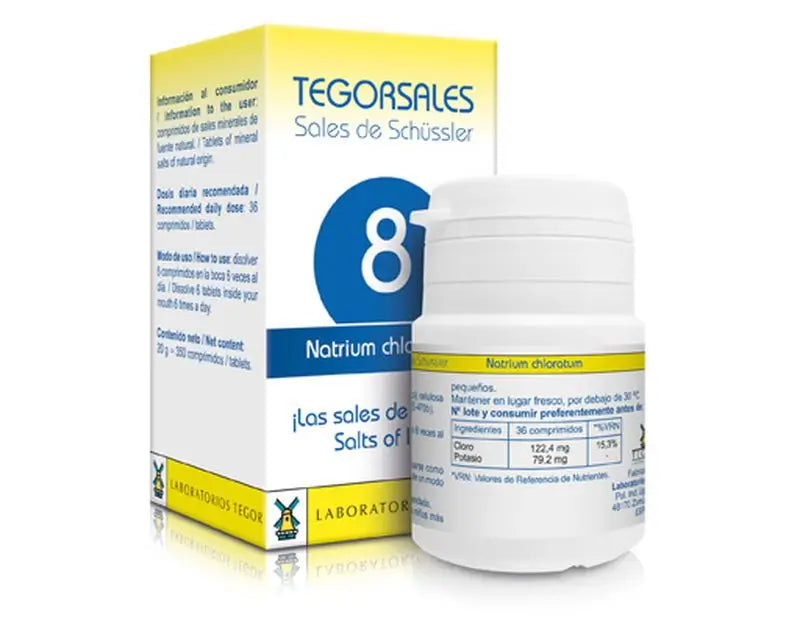 Tegor Tegorsales 8 Cloruro De Sodio, 350 Comprimidos
