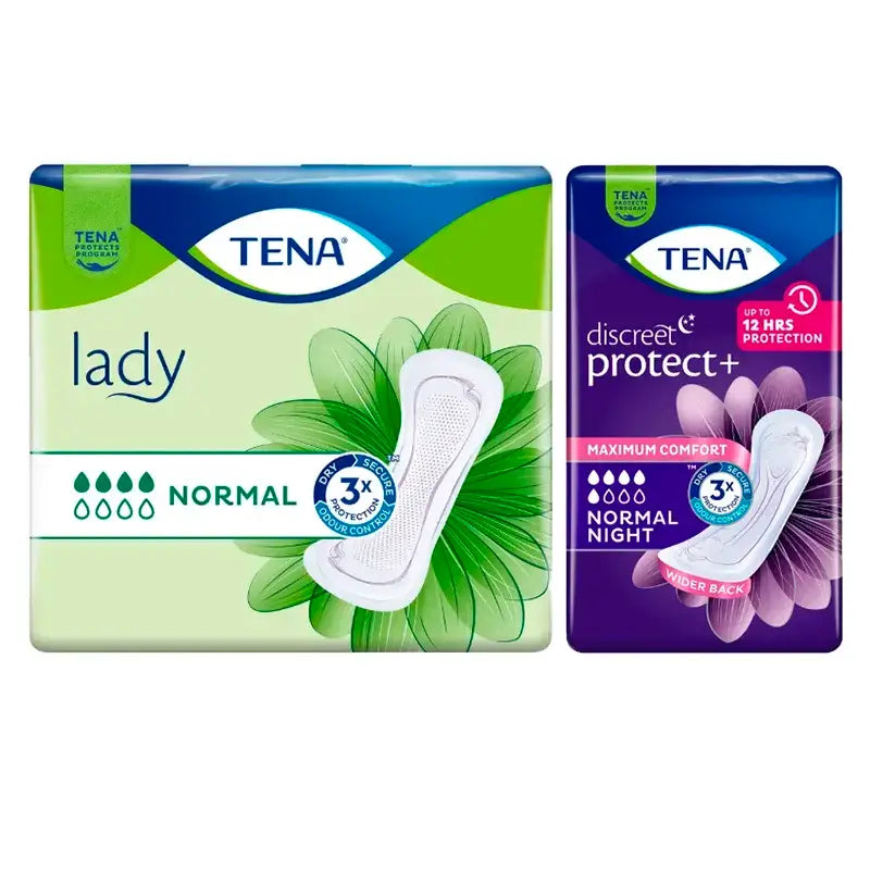 TENA Lady Normal 1 x 24 Stück + TENA Discreet Normal Night 1 x 10 Stück - 1 WOCHE