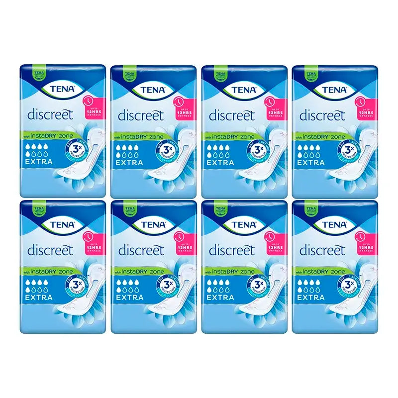 TENA Pack Discreet Extra Id, 8 x 20 Stück.