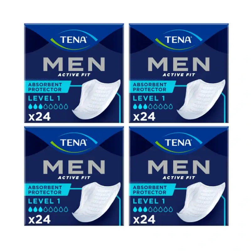 Tena Pack Männer Stufe 1, 4 x 24 Einheiten
