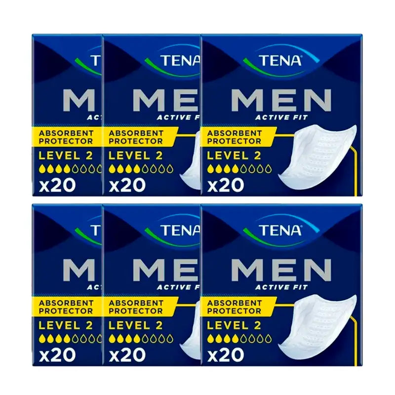 Tena Pack Männer Stufe 2, 6 x 20 Einheiten