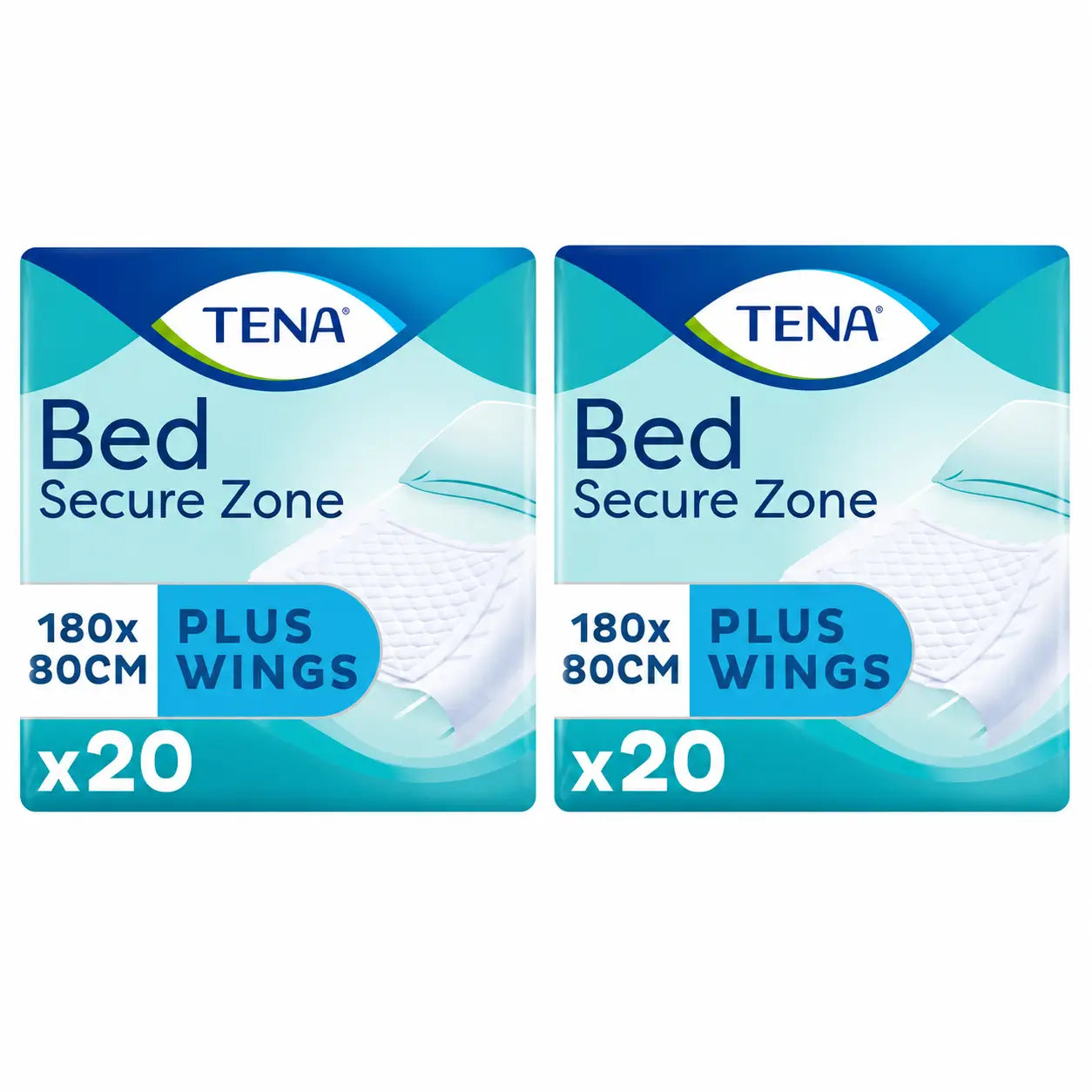 Tena Bed Protector Bed Plus 80 X 180, 20 Stück, Packung 2