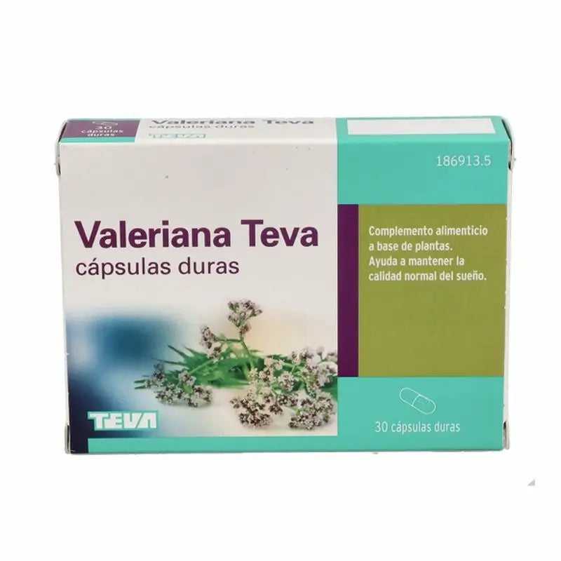 Teva Valerian 200 mg, 30 hard capsules