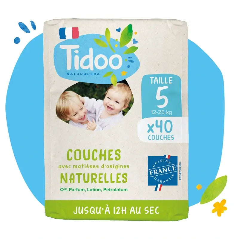 Tidoo Windeln Größe 5 12/25 Kg Eco , 40 Stück