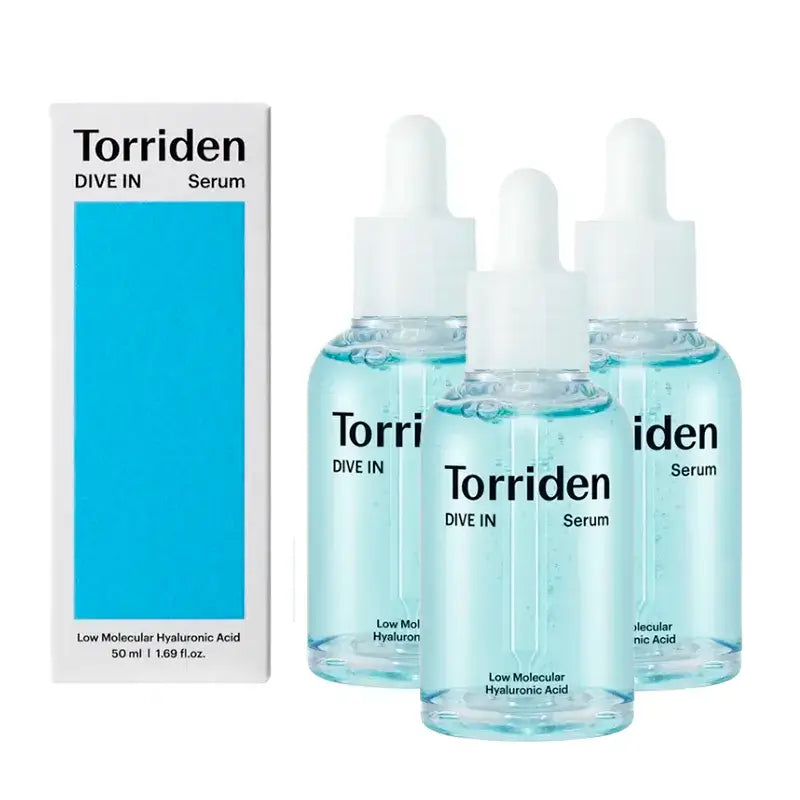 Torriden Dive-In Niedermolekulares Hyaluronsäure-Serum, Packung 3 x 50 ml