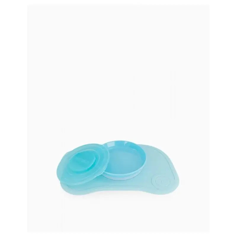 Twistshake Mini Mantel + Plato Azul