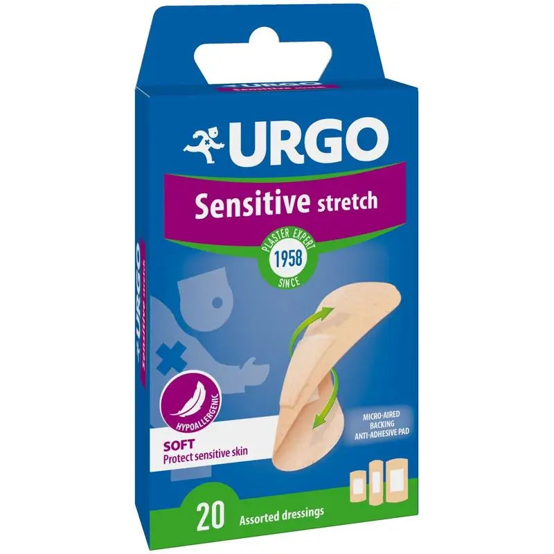 Urgo Sensitive Stretch, 20 Pflaster