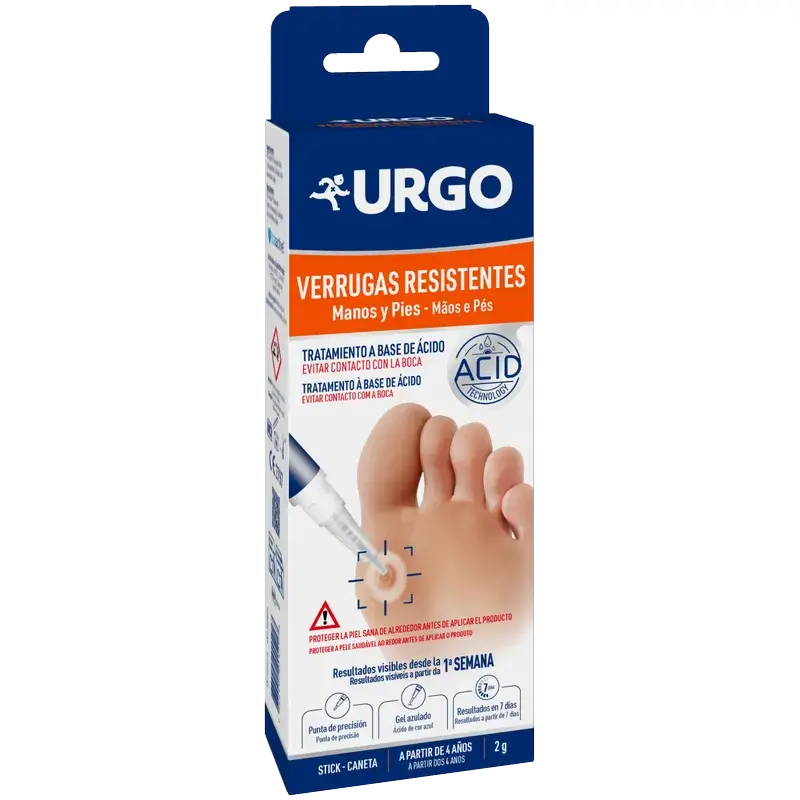Urgo - Widerstandsfähige Warzen - Stick 2 ml, 28 Anwendungen