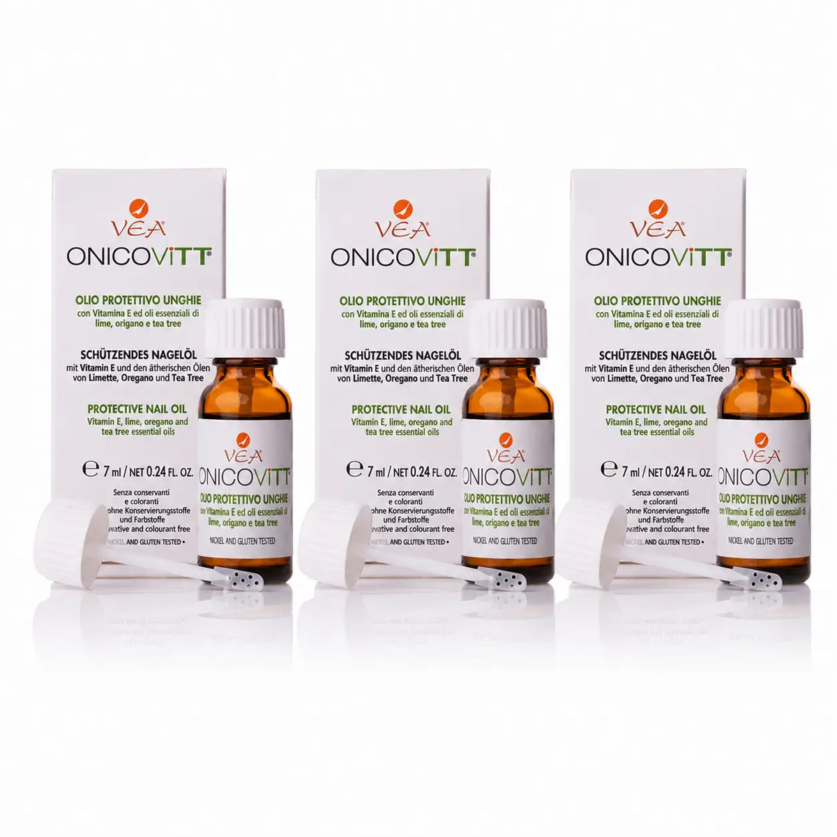 Siehe Onicovitt Schutzöl für die Nägel, ca. 7 ml, 3er-Pack