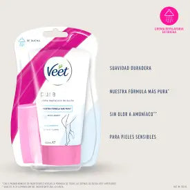 Veet Enthaarungs-Duschcreme Empfindliche Haut 150 ml