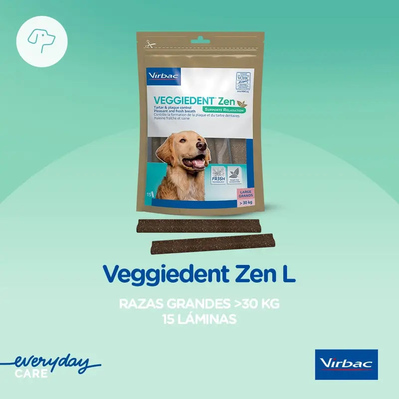 Virbac Veggiedent Zen L, Zahnsnack für Hunde großer Rassen