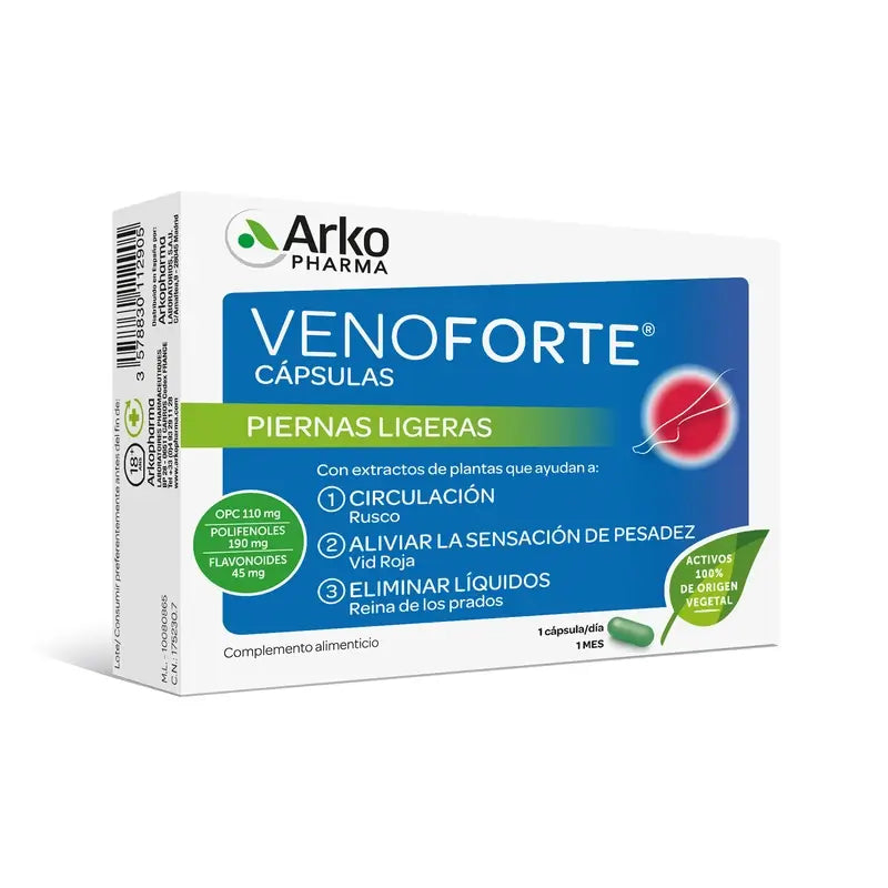 Arkopharma Venoforte, 30 Kapseln