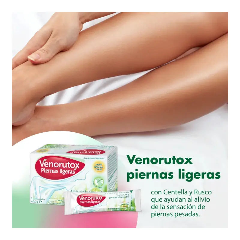 Venorutox „Leichte Beine“, 20 Beutel + Massagegerät