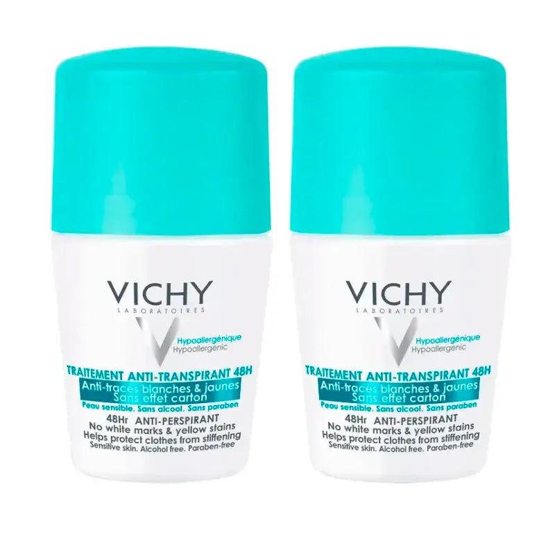 Vichy Antitranspirant Deodorant Packung 2 x 50 ml