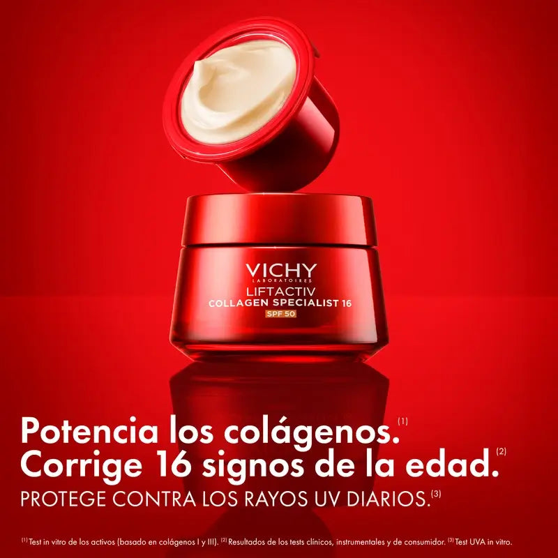 Vichy Liftactiv Collagen Spezialist 16 Spf50, Nachfüllpackung, 50 ml