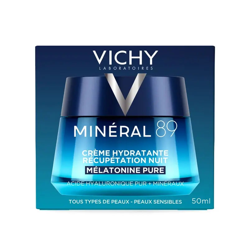 Vichy Mineral 89 Melatonin Recovery Night Moisturiser, 50 ml