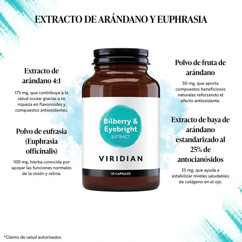 Viridian Heidelbeere & Euphrasia 30Cap.Veg.